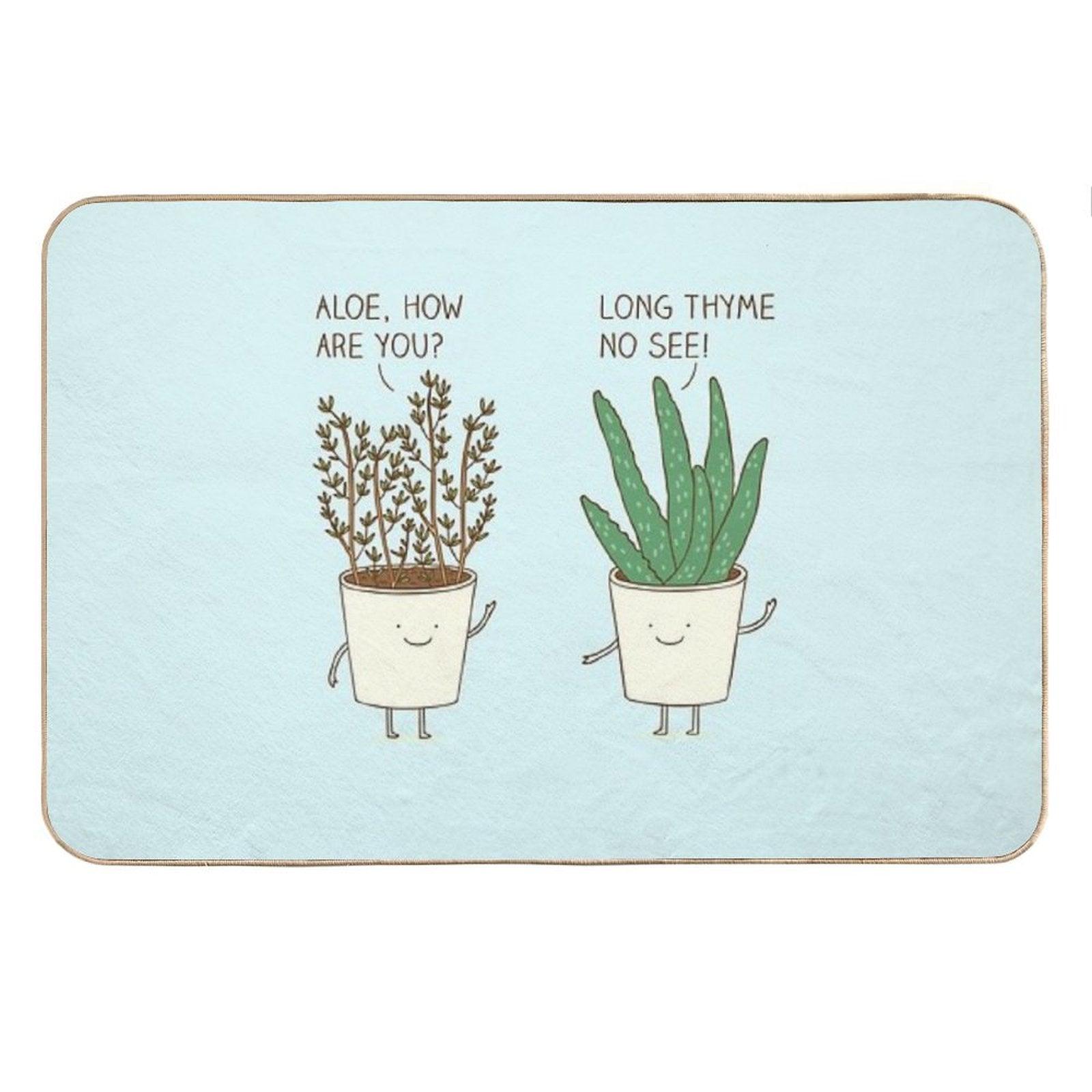 Garden Etiquette Bath Mat