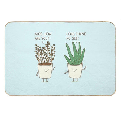 Garden Etiquette Bath Mat