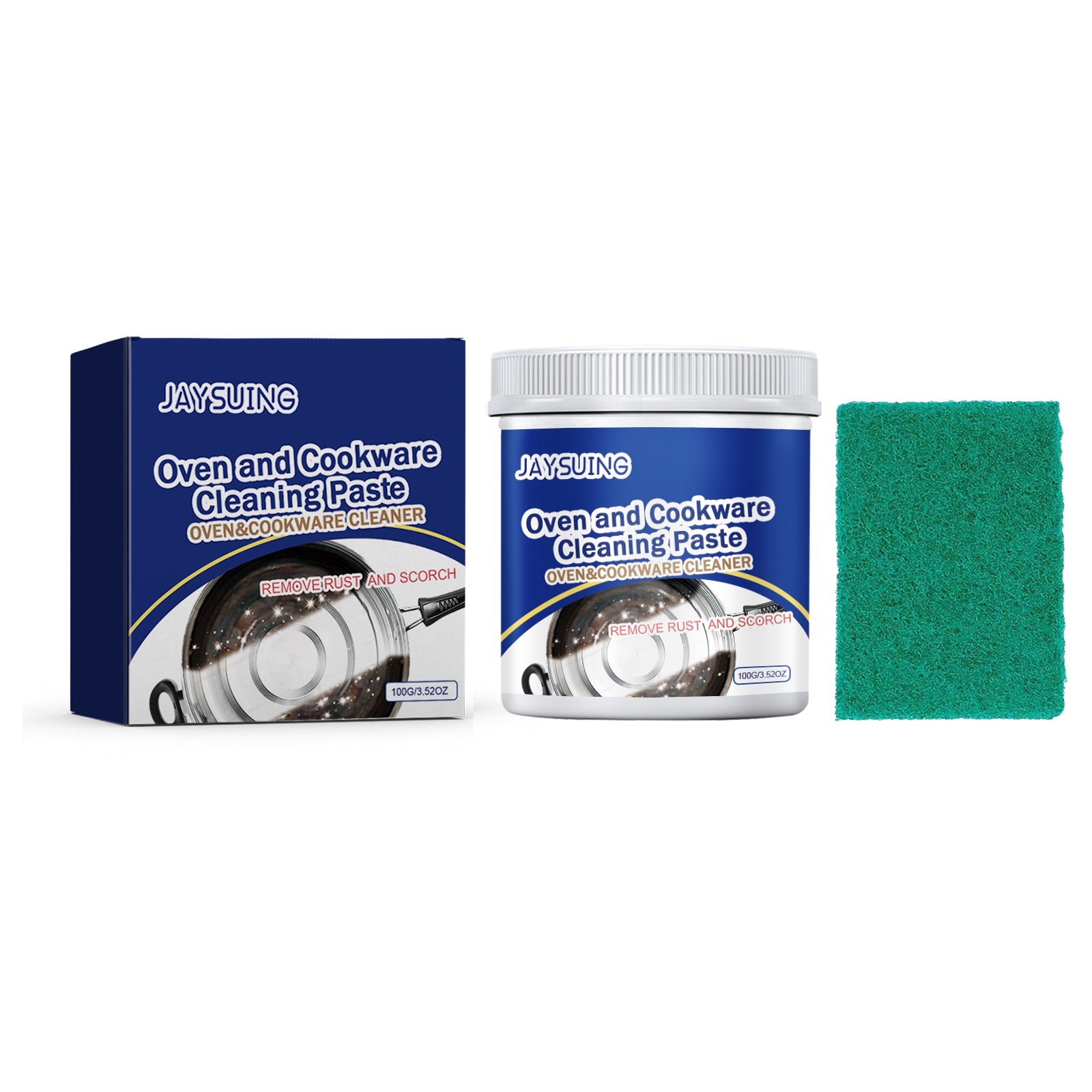 Stainless Steel Cleaning Paste Kitchen Utensils Multi-Purpose Decontaminating Refurbished Polished Rust Removal Household Cleaning Tool