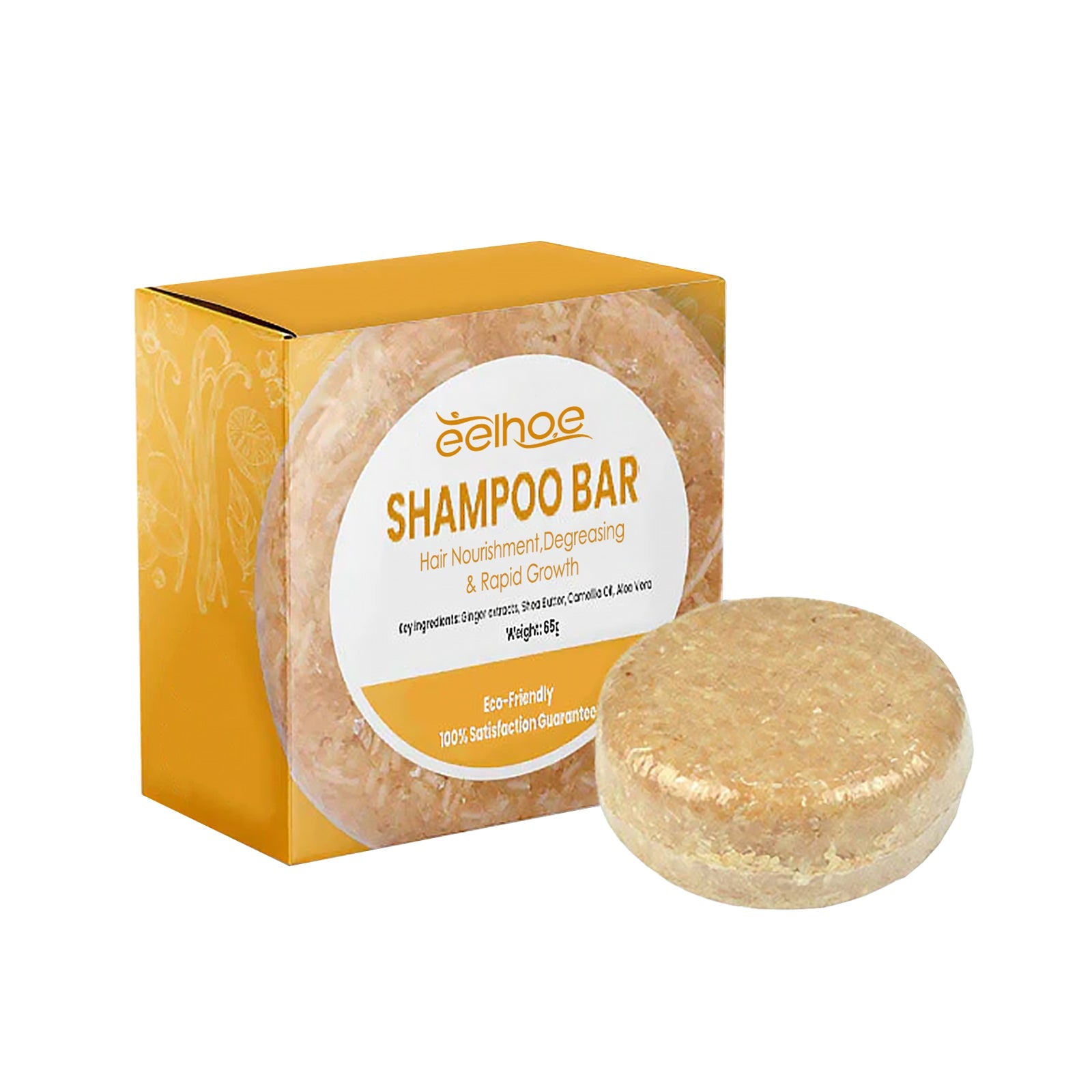 Shampoo Bar, Solid Hair Tight Hair Anti-Loss Soft Repair Hair End Dry Damaged Shampoo Soap