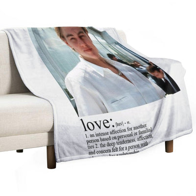 Leonardo Dicaprio Love Machine-washable Throw Blanket