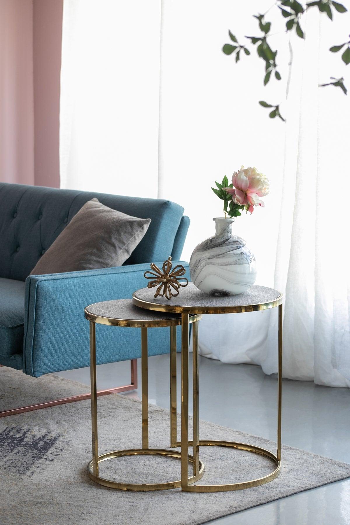 Modern Marble-Inspired Decorative Accent Vase