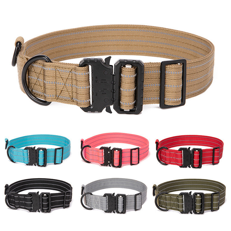 Tactical Dog Collar tactical yet stylish- Only the best for a Tactical Pup