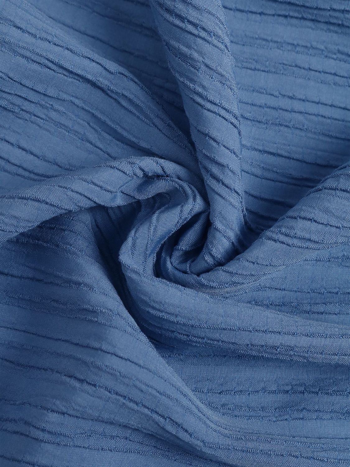 Decorative Dusty Blue Button Notched Sleeveless Dress Elegant & Feminine Style Long Dress For Women