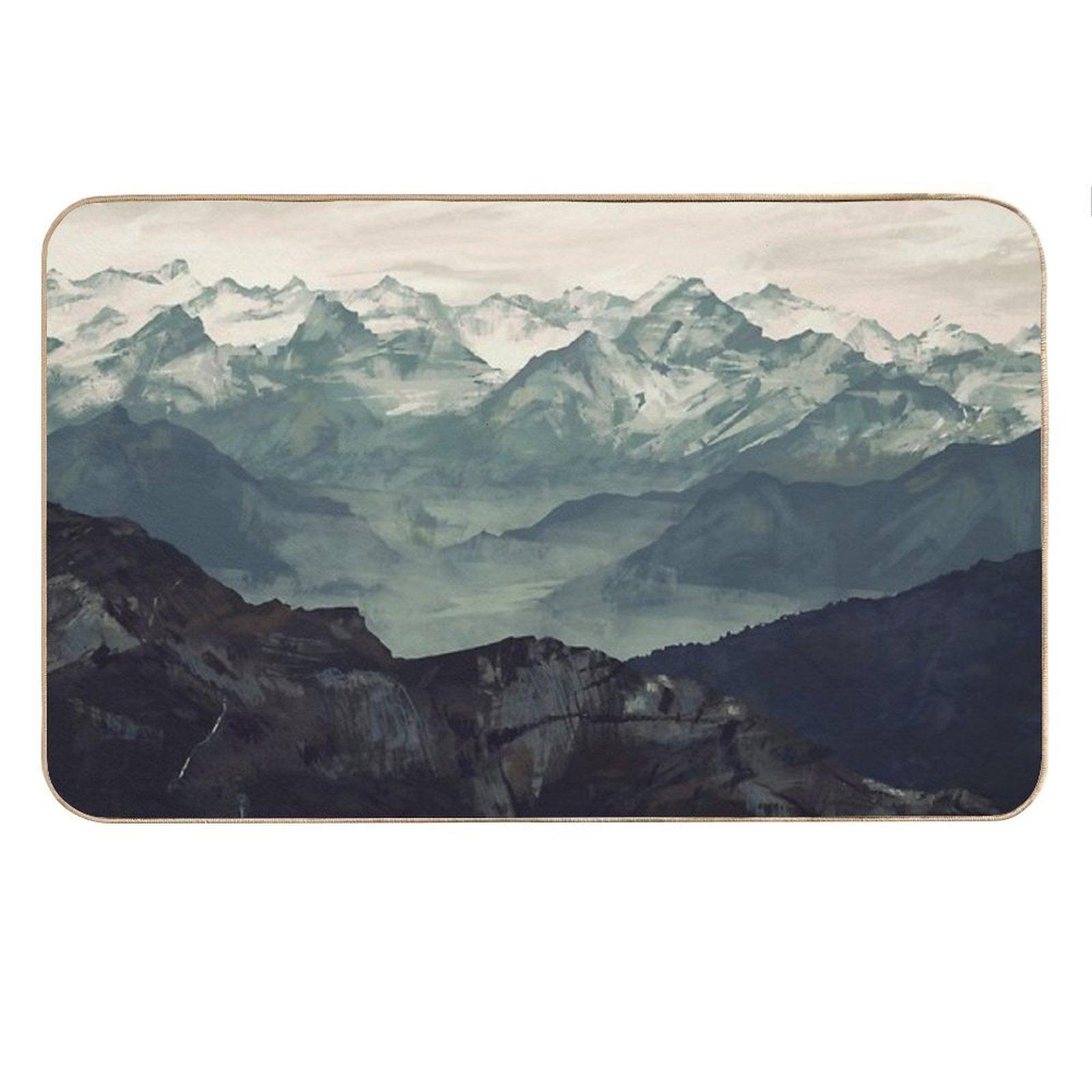Mountain Fog Bath Mat