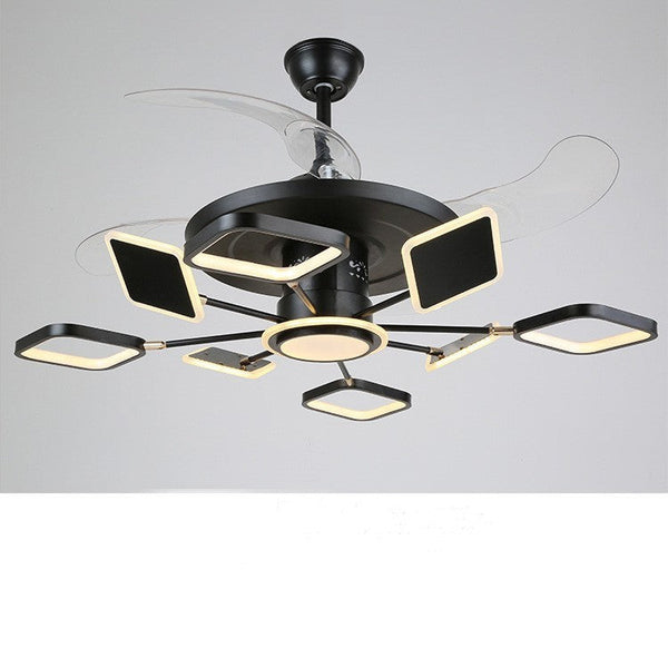 Nordic Ceiling Fans With LED Light Remote Control Ceiling Decorbites