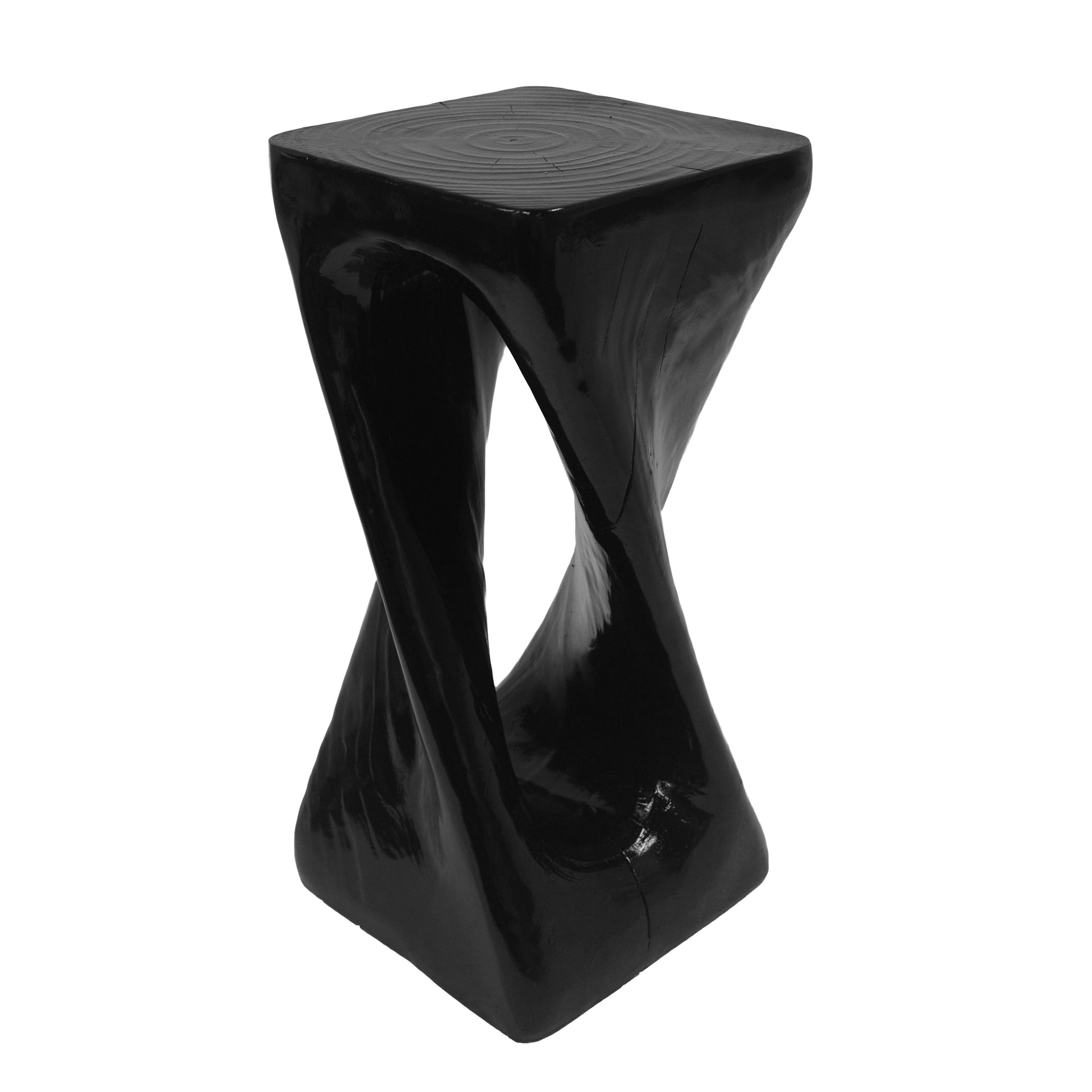 Outdoor Side Table Twist Shape End Table
