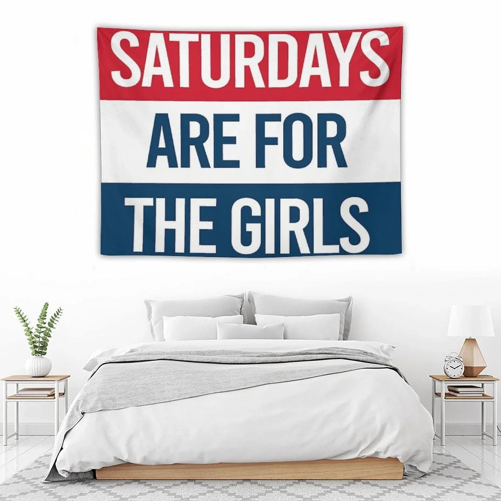 Saturdays Are for The Girls Tapestry