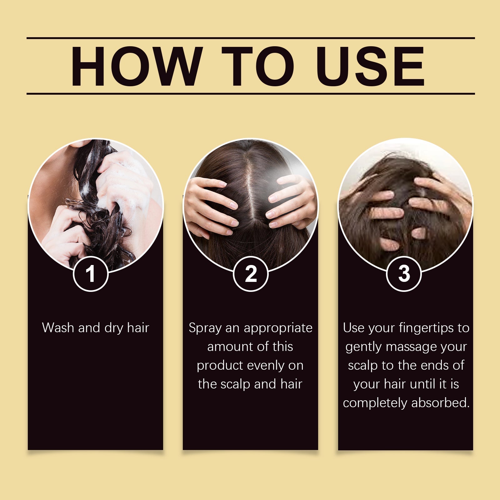 Scalp Nourishing Spray Strengthens Hair And Moisturizes Hair And Scalp Care Plant Extract