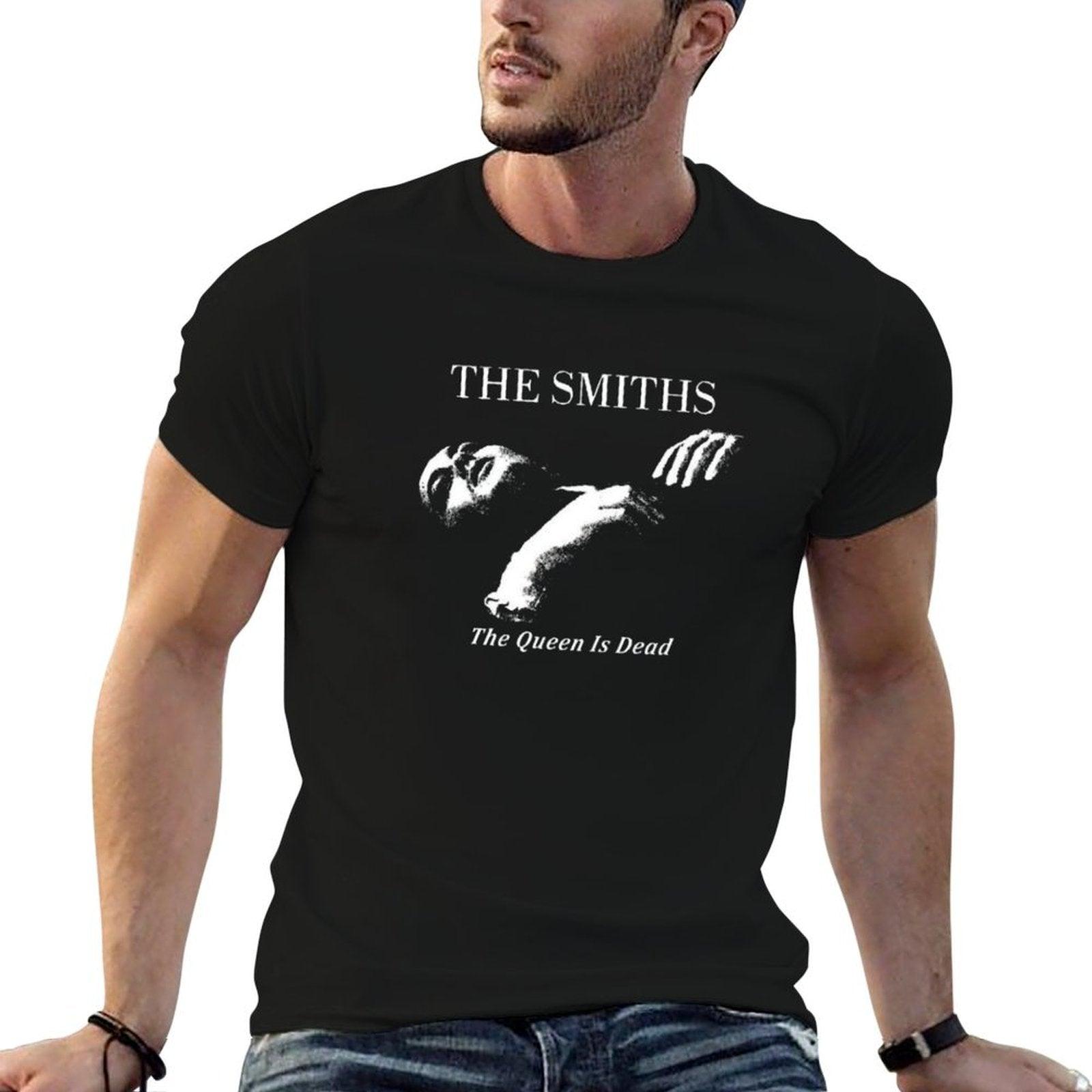 The Smiths The Queen Is Dead  Ribbed Collar T-Shirt