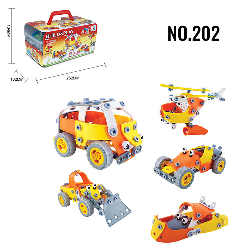 Kids Building Blocks STEM Toys for 4+ Boys Birthday Gifts Educational Autism Sensory Toy Building Set Creative Learning Games