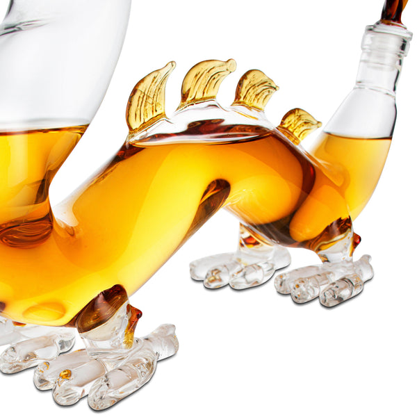 Dragon Drinking Decanter - GOT, I Drink and I Know Things - Whiskey and Wine Decanter Large 10x16