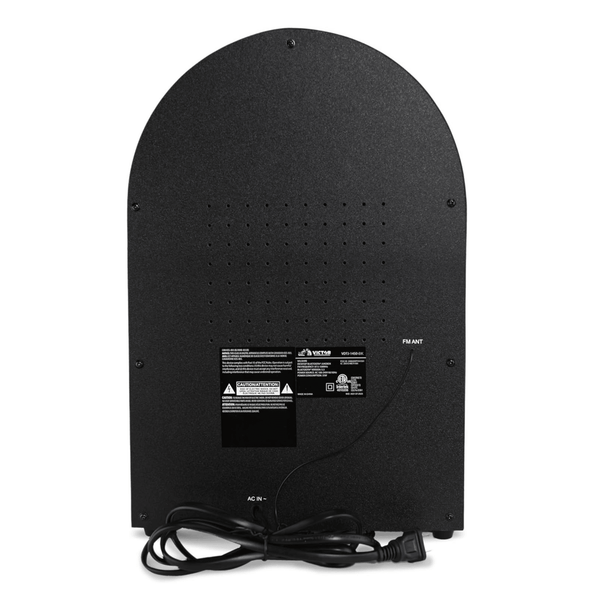 Victor Wilshire Bluetooth Jukebox with Multicolor LED Lighting and FM Radio