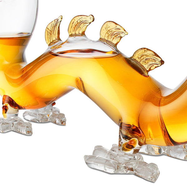 Dragon Drinking Decanter - GOT, I Drink and I Know Things - Whiskey and Wine Decanter Large 10x16