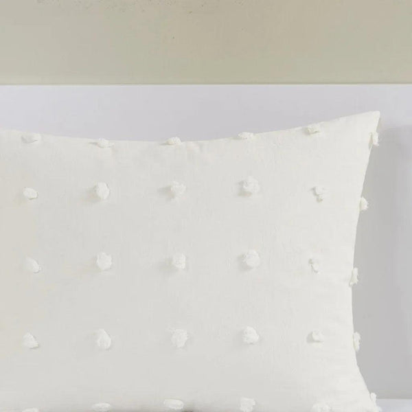 Brooklyn Cotton Jacquard Comforter Set with Euro Shams and Throw Pillows - Gifts for You 'n Me