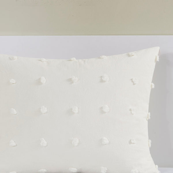 Brooklyn Cotton Jacquard Comforter Set with Euro Shams and Throw Pillows - Gifts for You 'n Me