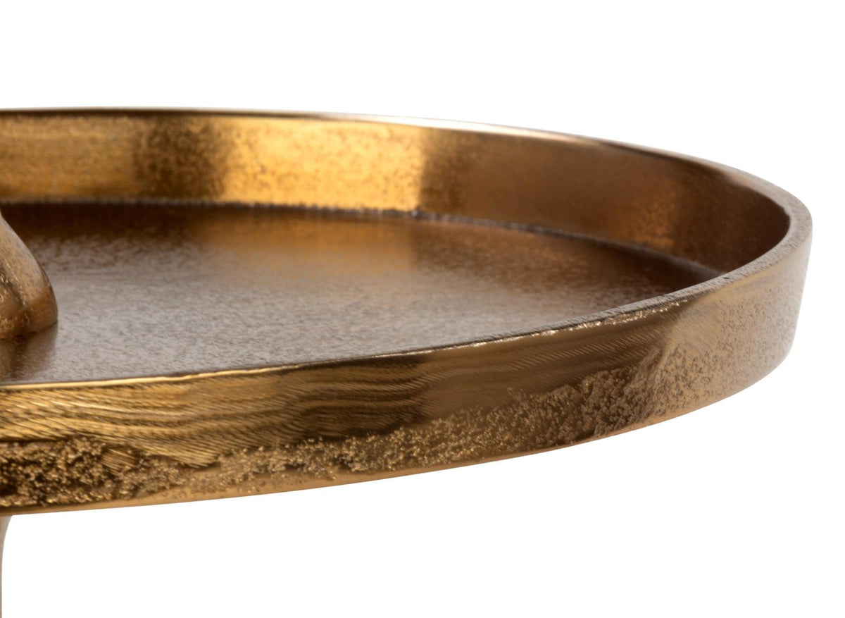 3 Tier Plate Gold Stand - 35