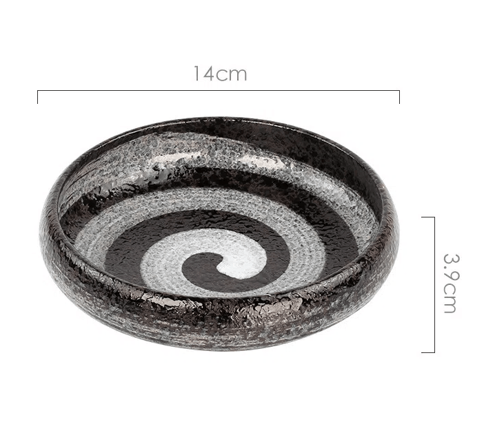 Creative retro ceramic plates plates dishes sushi plates tableware snack plates