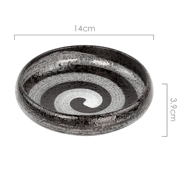 Creative retro ceramic plates plates dishes sushi plates tableware snack plates