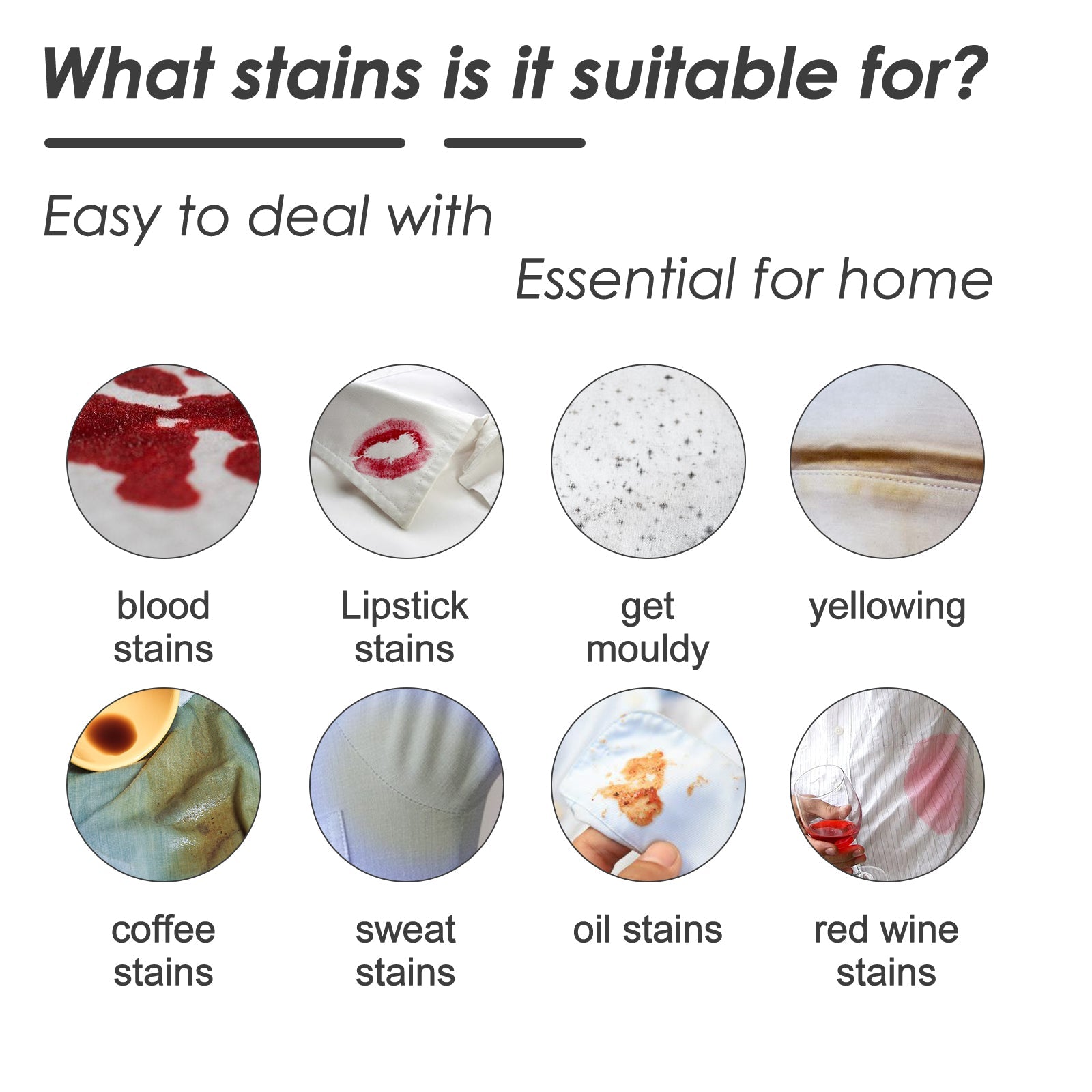 Bioenzyme Explosion Salt Effervescent Tablets, Cleaning Clothing Yellow Stubborn Stains Coffee Stains Cleaning Tablets