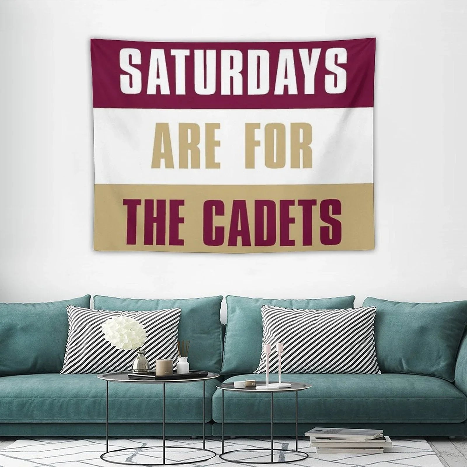 Saturdays Are for The Cadets, Norwich University  – The Military College of Vermont Tapestry