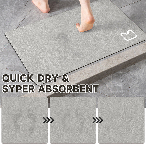 New Diatomaceous Earth Non-slip Bathroom Floor Mat