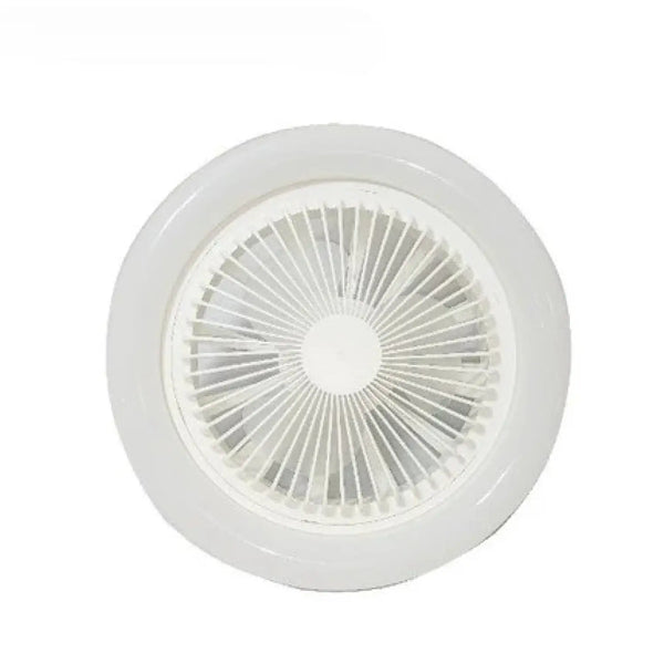 26CM Remote Control LED Light and Fan - Ceiling Fan with E27 Lamp