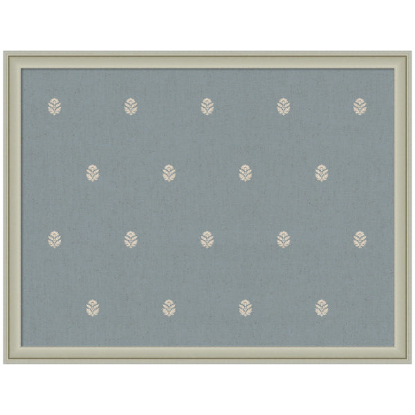 Pinboard Blue Botanical Block Print