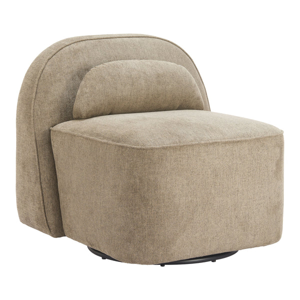 Kakao Swivel Chair Olive Brown