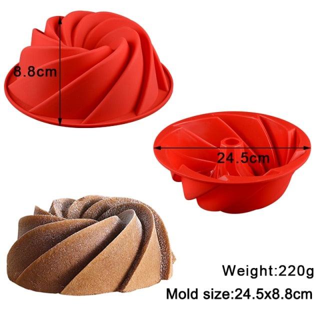 27 Style Silicone Cake Molds Pastry Bakeware Set Non-Stick Mousse Mould Party Dessert Baking Tools Decorating Pan Kitchen Tools Silicone Cupcake Baking Cups Food Grade Non-Stick Silicone Muffin Liners