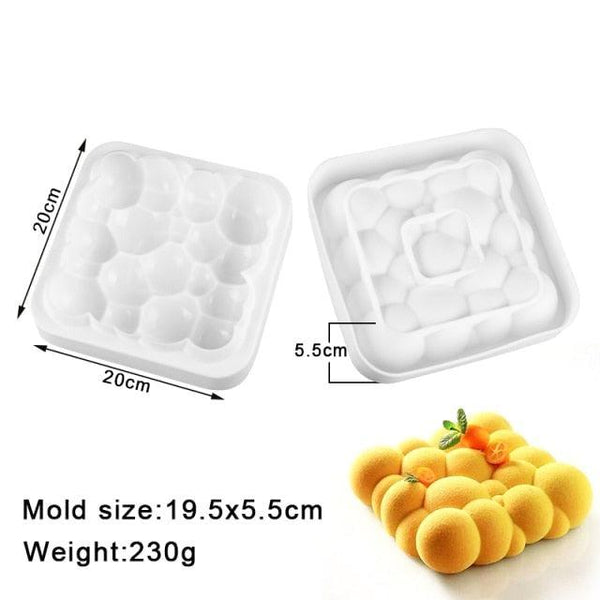 27 Style Silicone Cake Molds Pastry Bakeware Set Non-Stick Mousse Mould Party Dessert Baking Tools Decorating Pan Kitchen Tools Silicone Cupcake Baking Cups Food Grade Non-Stick Silicone Muffin Liners