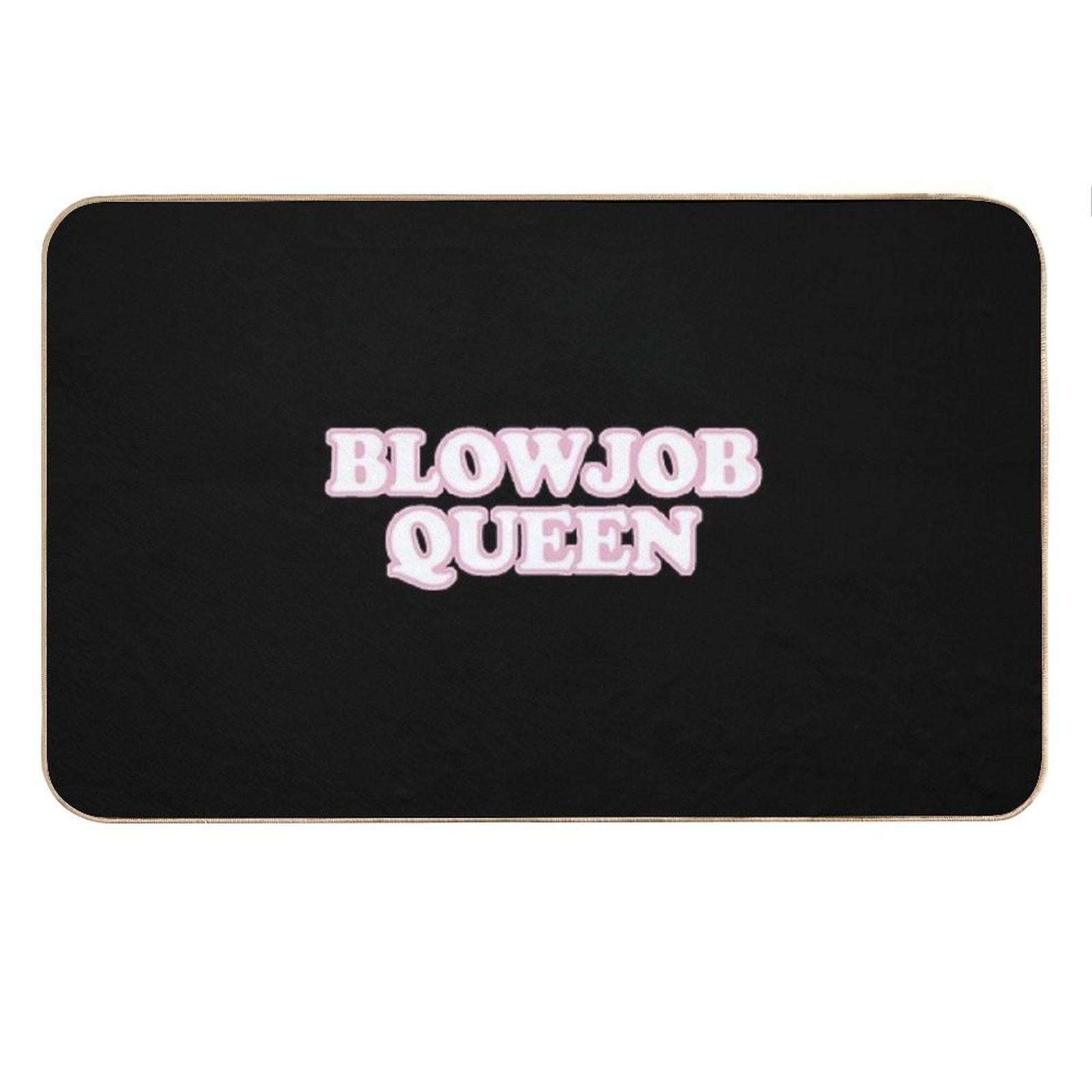 Blowjob Queen Bath Mat