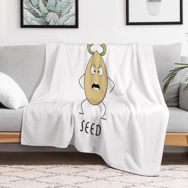 Bad Seed Gardener Design All-season Throw Blanket