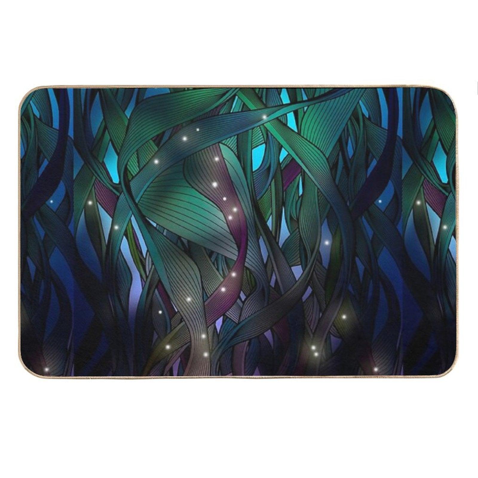 Nocturne (with Fireflies) Bath Mat