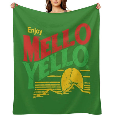 Enjoy Mello Yello (vintage) Durable Throw Blanket