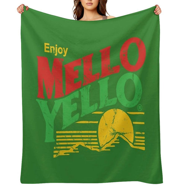 Enjoy Mello Yello (vintage) Durable Throw Blanket