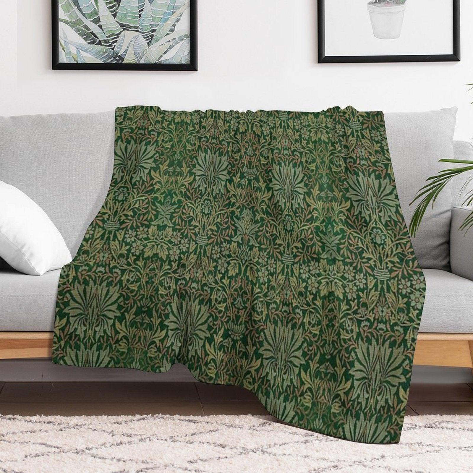 Flower Garden by William Morris, 1879 Throw Blanket