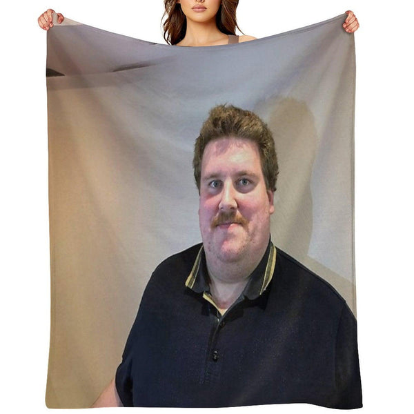 Drachenlord Poster - Rainer Winkler The Superstar Original (2024)  Upscaled, High Quality Poster Throw Blanket