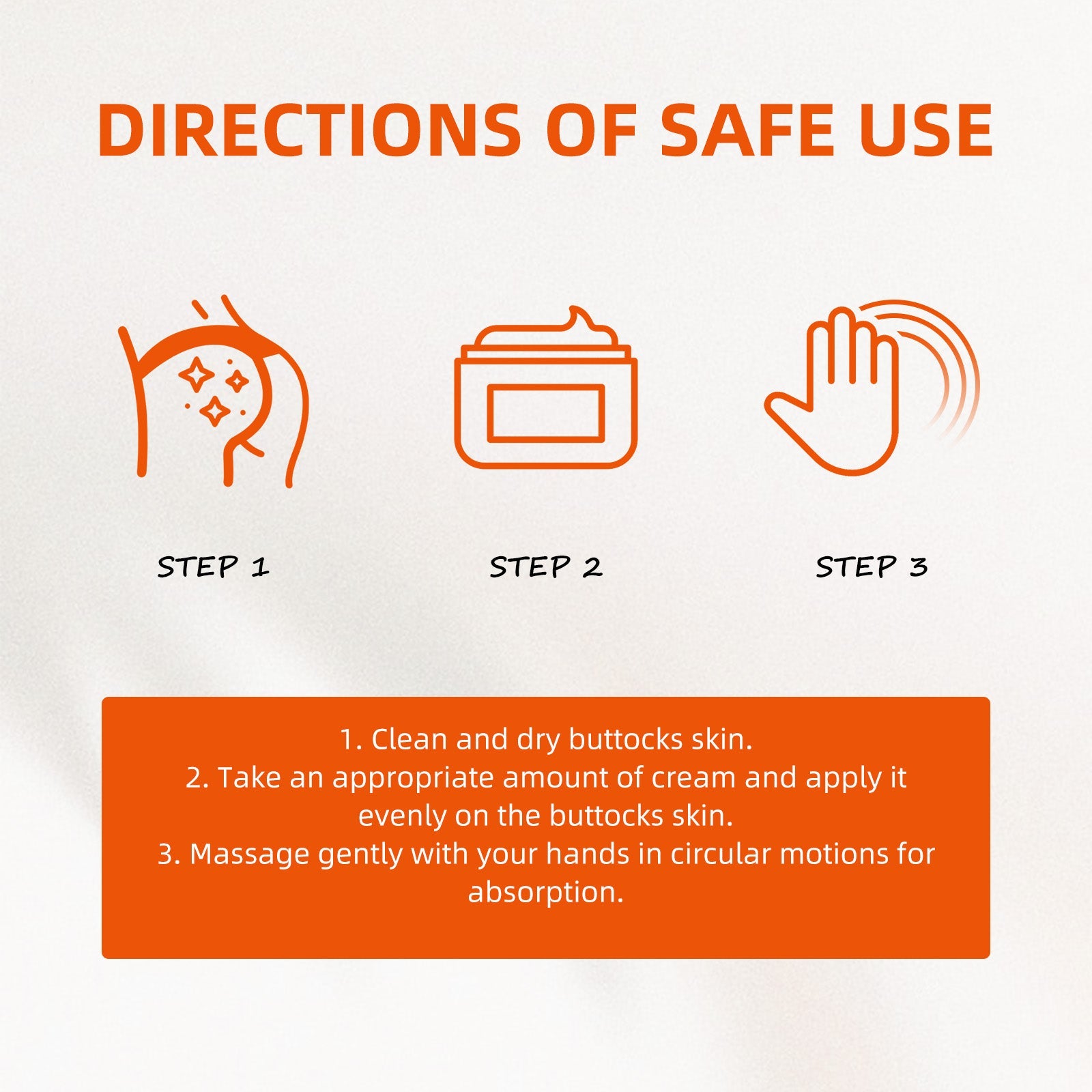 Bum Bum Cream, Firming And Lifting Butt Peach Butt Highlights S-Curve Body Slimming Butt Cream