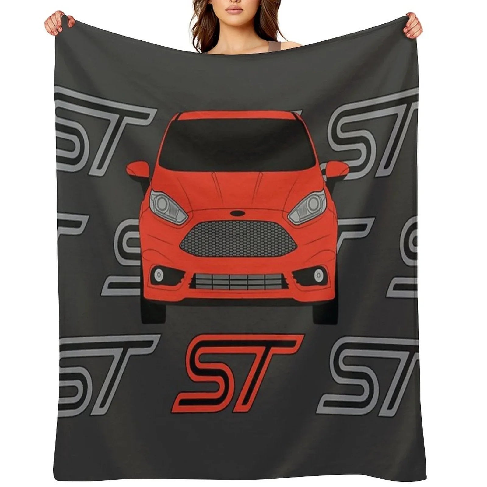 Fiesta ST Throw Blanket