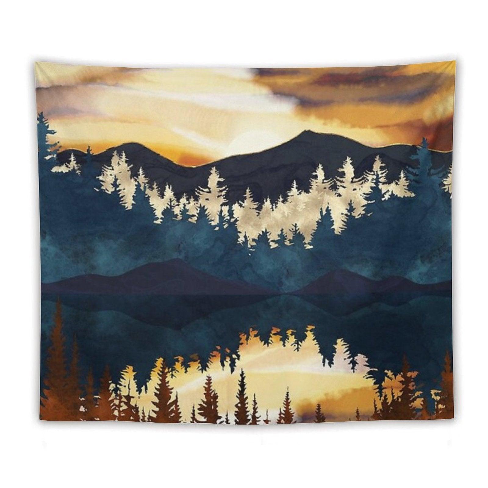 Fall Sunset Tapestry