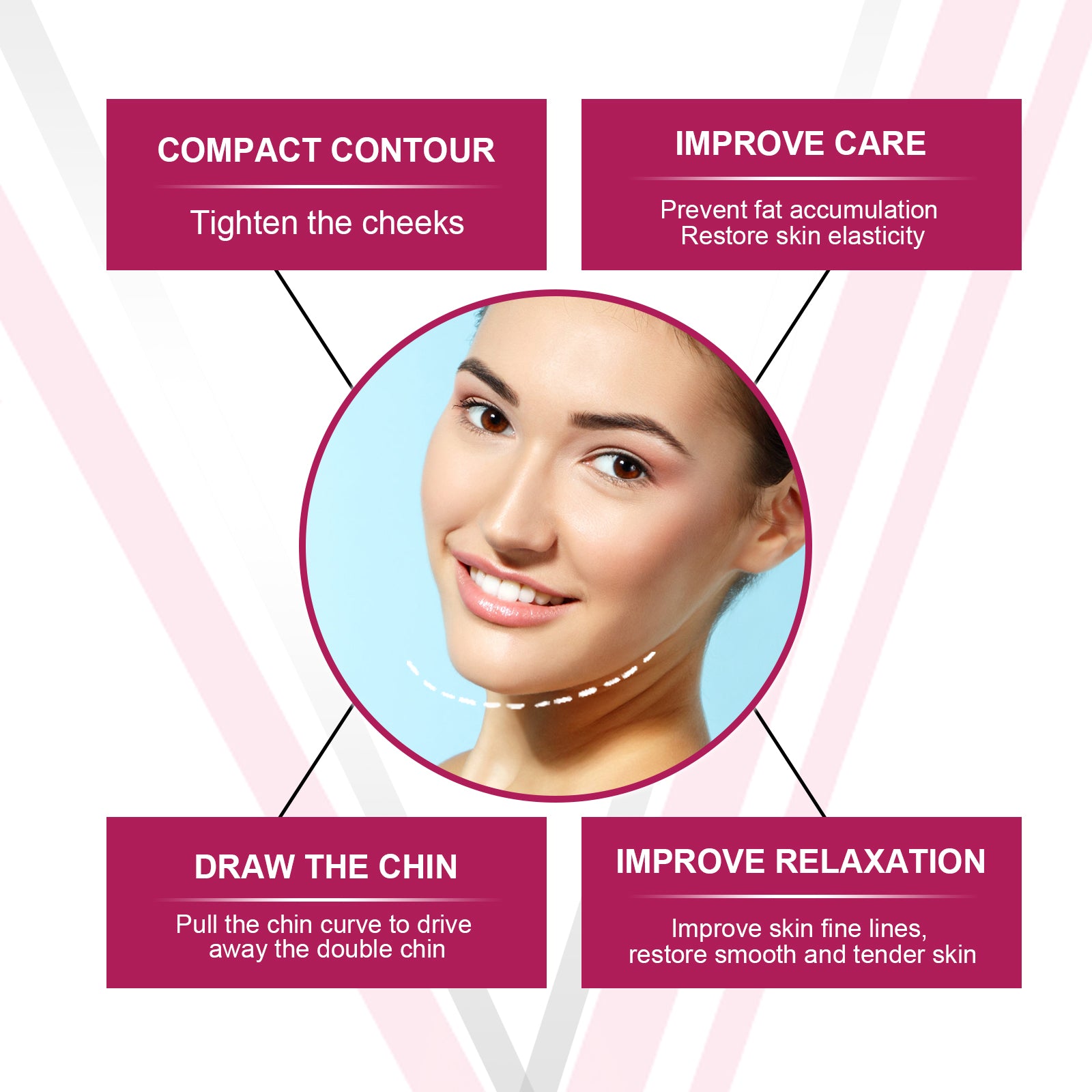 V Face Firming Cream, Firming Fine Line Facial Contour Anti-aging Face Cream