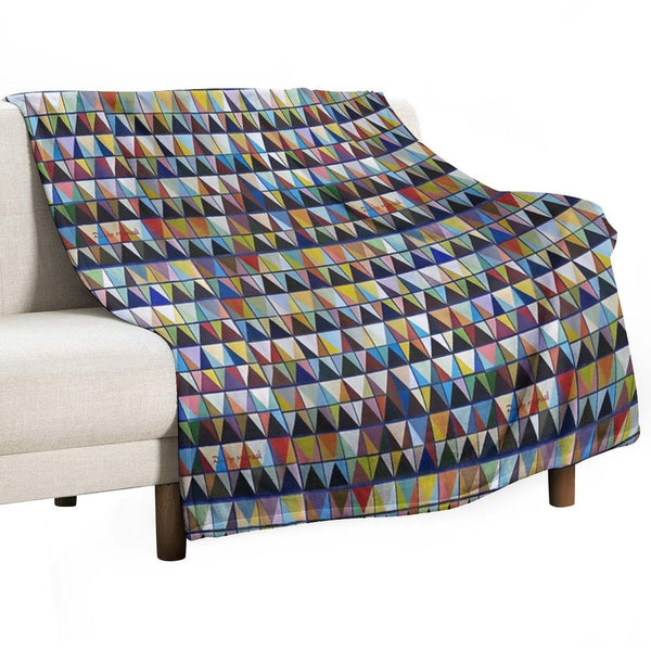 Chromatic Composition 3 Easy Care Throw Blanket