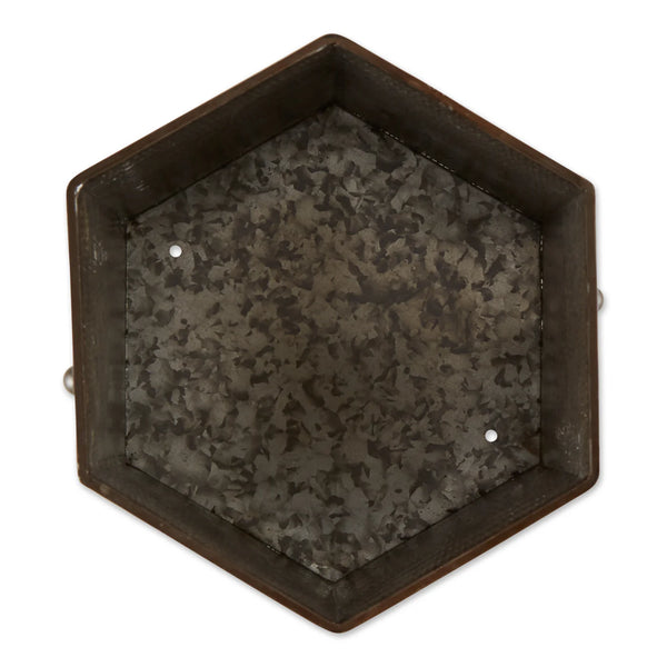 HEXAGON BUCKET PLANT STAND SET/2