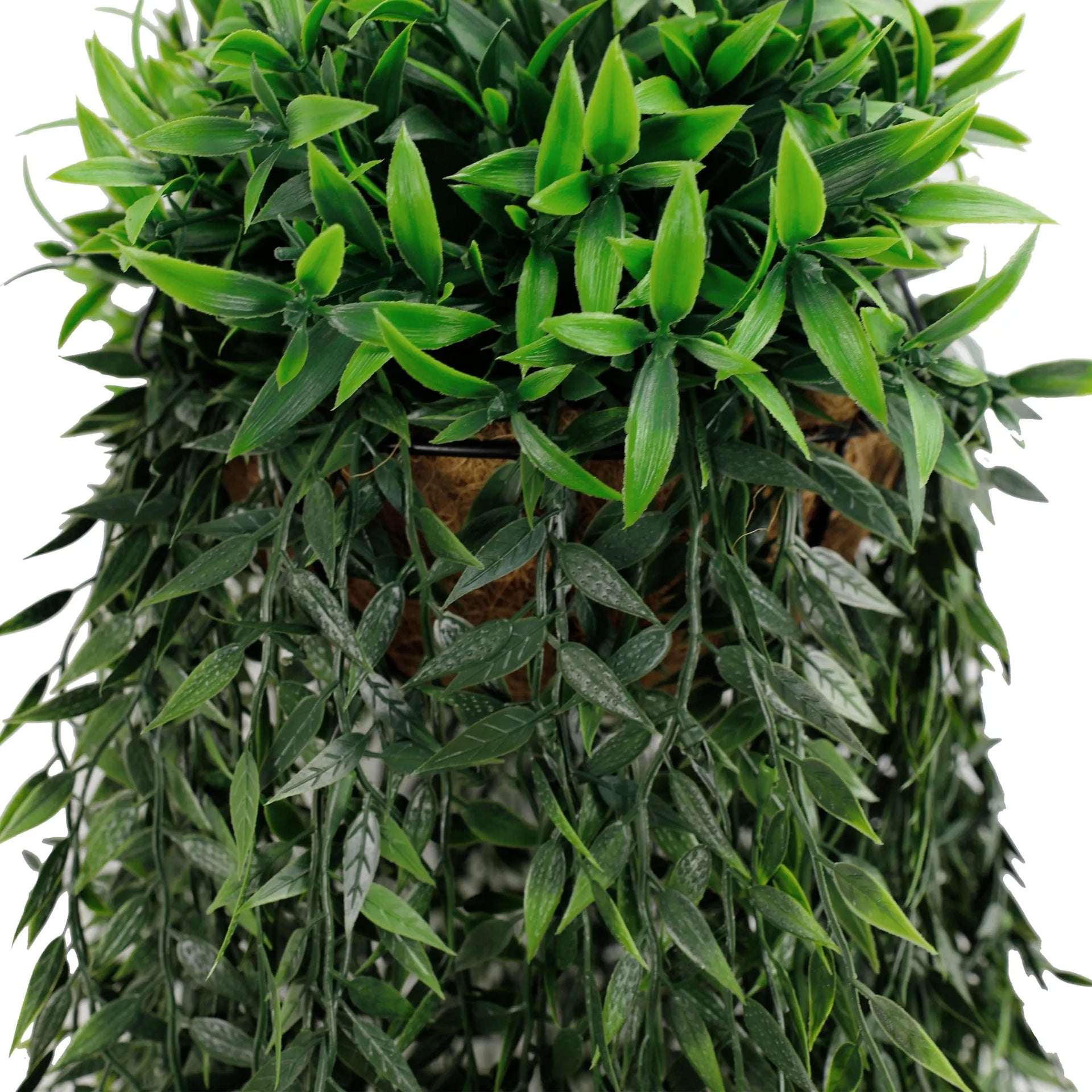 Fern Artificial Hanging Basket 10.2×53.1in – UV Resistant