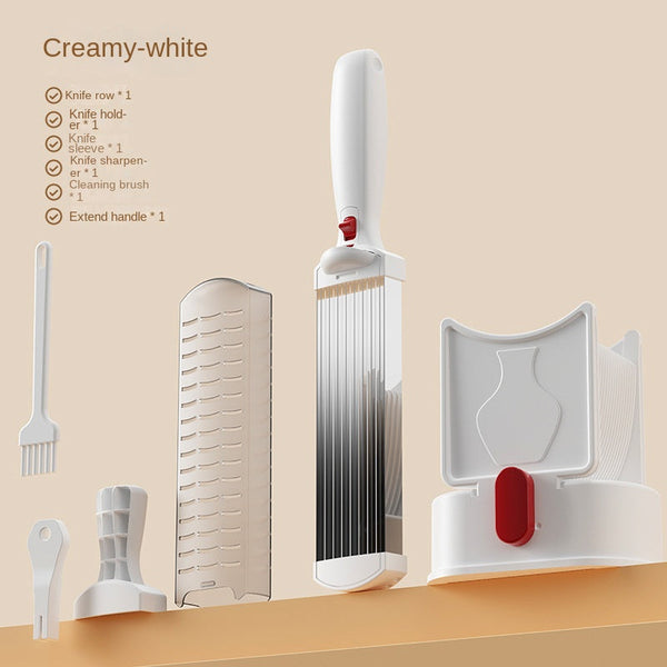 Kitchen Knife Set Home Cooking BBQ Hot Pot Fresh Meat Cutter Beef Mutton Slicer and Shredder for Poultry Meat & Hotpot