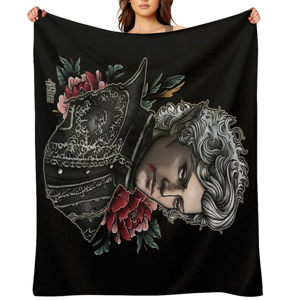 Astarion Vampire BF Throw Blanket