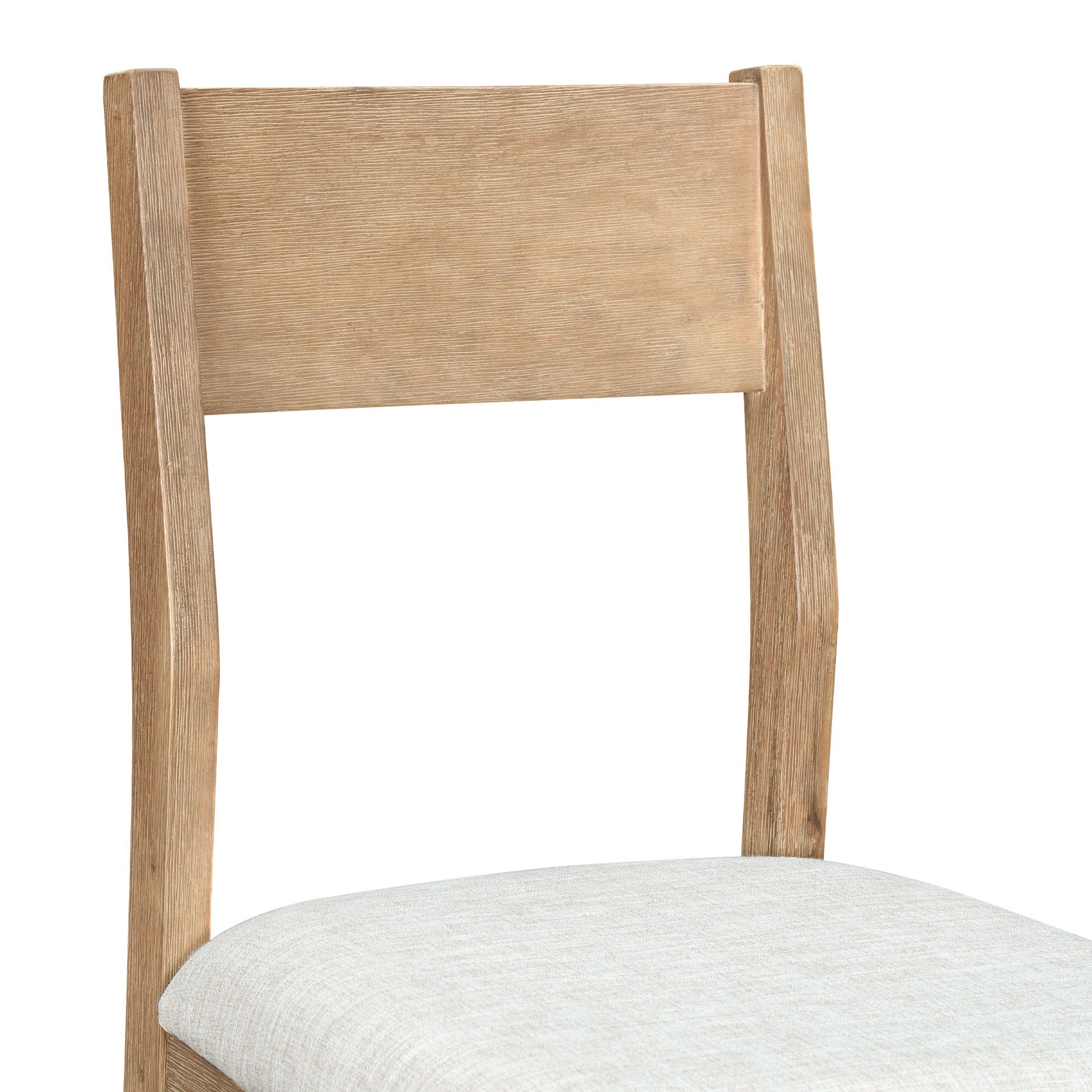 TOPMAX farmhouse countertop height 5-piece dining table set with 1 rectangular dining table and 4 brown dining chairs