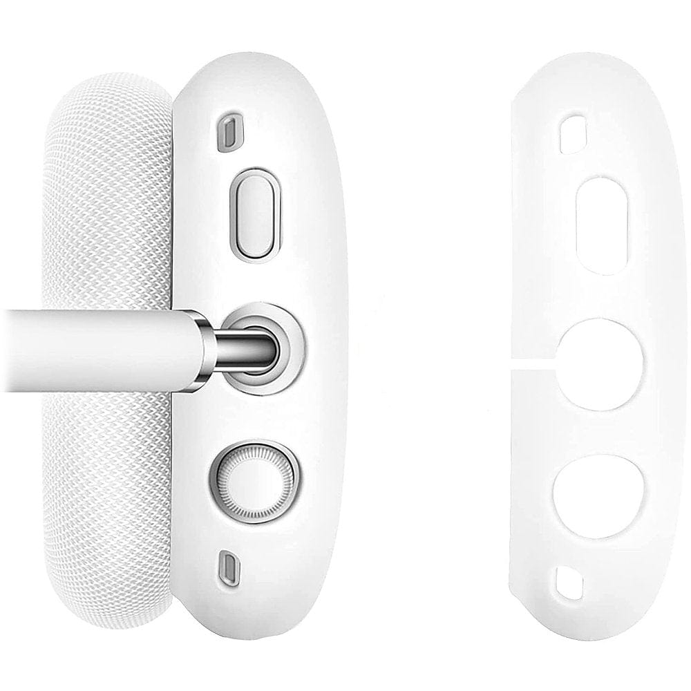 White Silicone Combo Kit Case - Apple AirPods Max Headphones