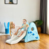 Freestanding Baby Slide Indoor First Play Climber Slide Set for Boys Girls -Blue - Blue